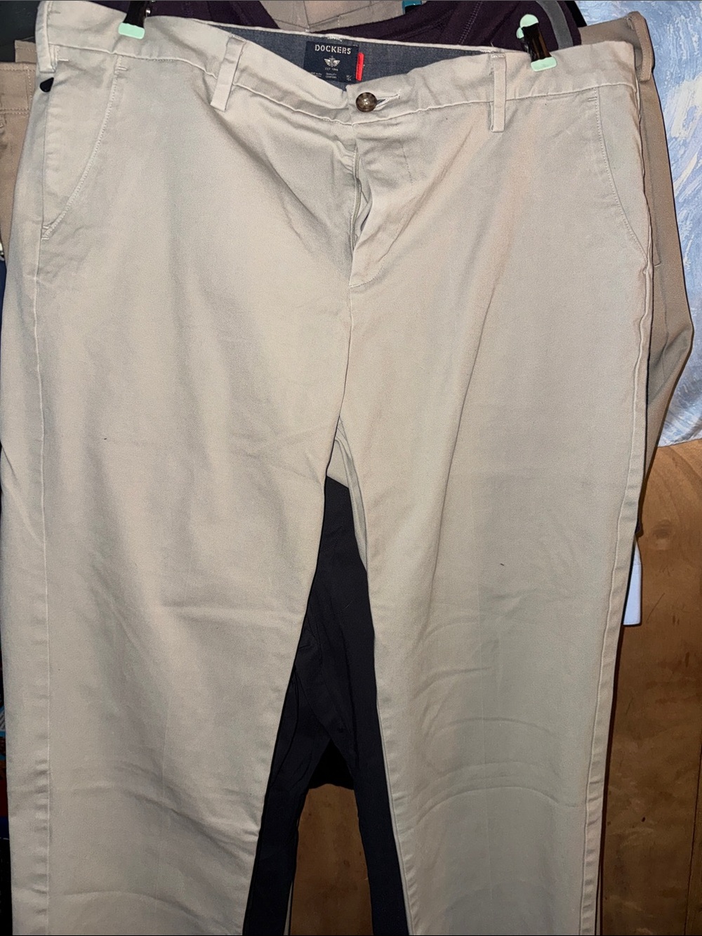 Dockers Men's Workday Khaki Straight Chinos - Light Beige 40*30